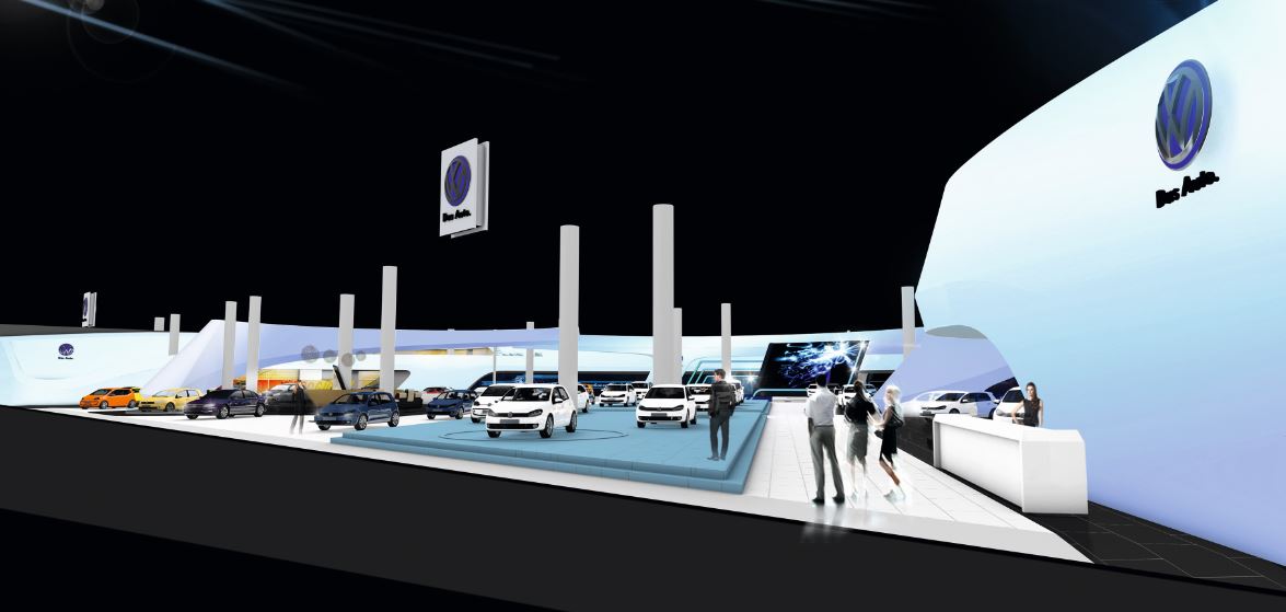 Stand de Volkswagen en el Salón del Automóvil de Frankfurt 