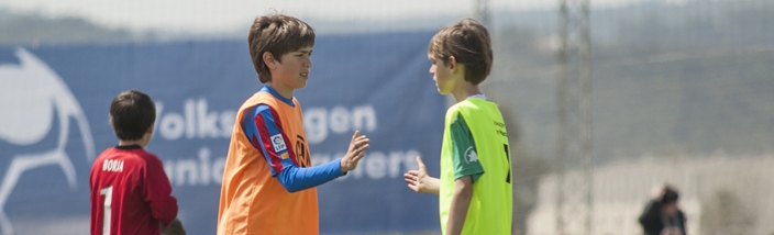 El colegio Salgui y el equipo alevín del Levante UD triunfadores en la fase territorial de Valencia del Volkswagen Junior Masters