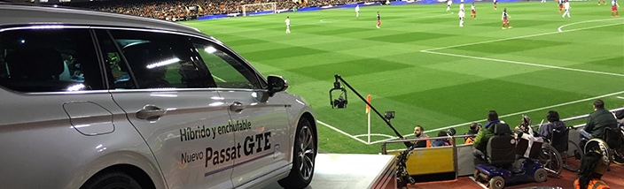 El Passat GTE, un palco de lujo en Mestalla