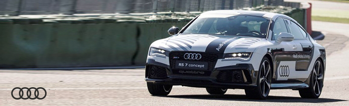 Un Audi RS7 inteligente, ¡sin piloto a más de 200 km/h en un circuito!