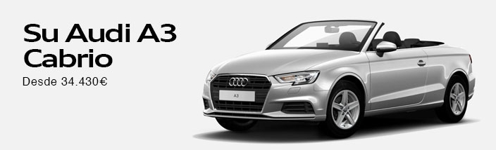 Audi A3 Cabrio desde 34.640€