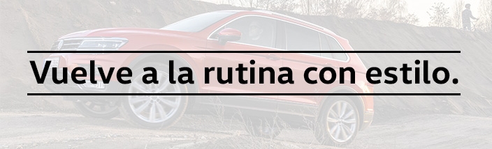 Vuelve a la rutina con estilo con tu Nuevo Tiguan