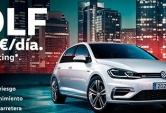 Oferta precio nuevo Volkswagen Golf 10 € día en Valencia