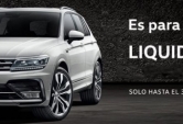 Levante Wagen liquida hasta el 30 de Abril 15 unidades del Tiguan con un descuento irrepetible