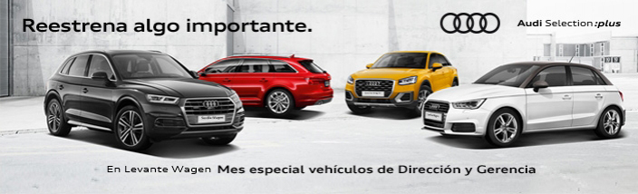 Reestrena lo mejor de Audi con la campaña especial de septiembre de Levante Wagen 