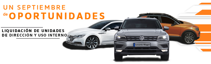 En septiembre descuentos especiales en una selección única de Volkswagen Seminuevos