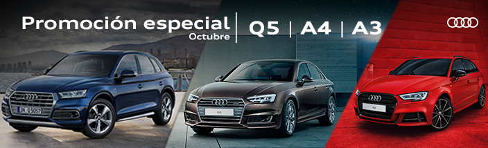 Tus promociones Audi del mes Octubre.